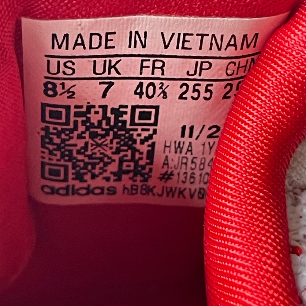 Adidas Ultra Boost 1.0 Valentine’s Day Hearts White Red Womens Size 8.5 JR5845 - Picture 10 of 10